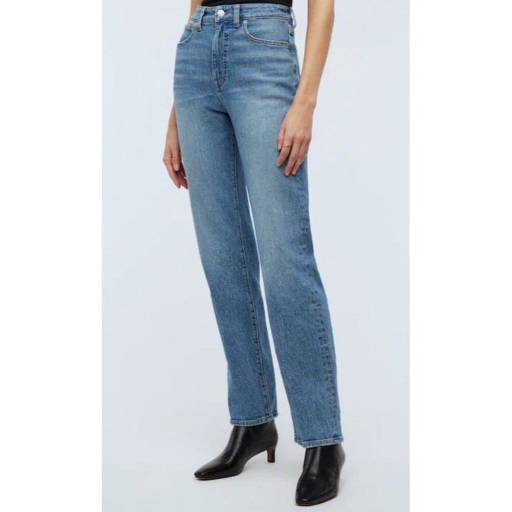 Madewell 90s Straight Jeans Women’s 25 High Rise Medium Wash